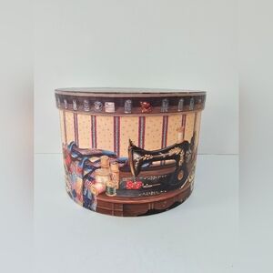 Revelations A Stitch in Time Vintage Style Sewing Storage Box Removable Tray